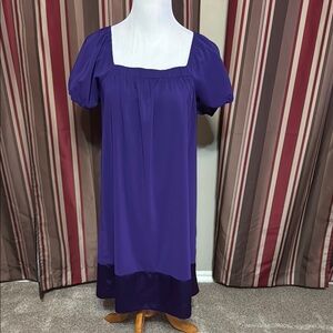 Elegant Purple Women's Dress by Daisy Fuentes.  Size medium